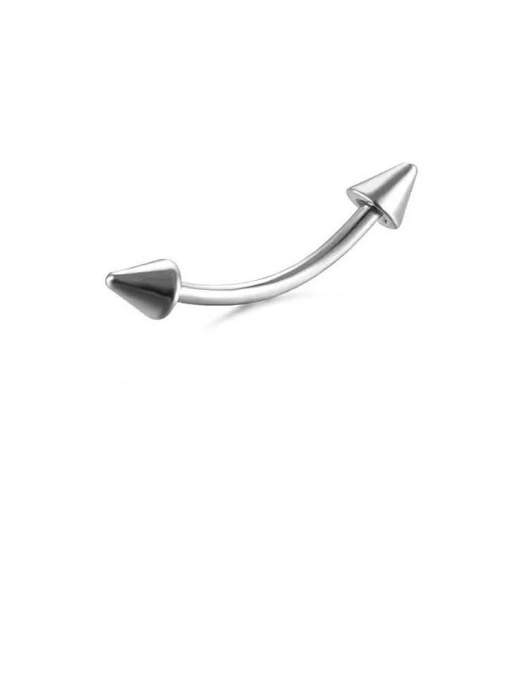 9 Piece Different Body Piercing Jewelry for All Piercings  Stainless Steel Ring Tongue Eyebrow Lip Belly on Nose Body Piercing Earrings Jewelry Set - Image 2